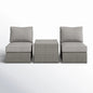 Modern Wicker Outdoor Seating Set With Cushions