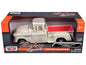 1955 Chevrolet 3100 Stepside Pickup Truck Cream with White Interior "Timeless Legends" Series 1/24 Diecast Model Car by Motormax  free shipping USA