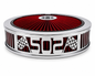 Granatelli Blingz Beauty Bandz Red and Chrome Air Filter Assembly, 502 – 750051