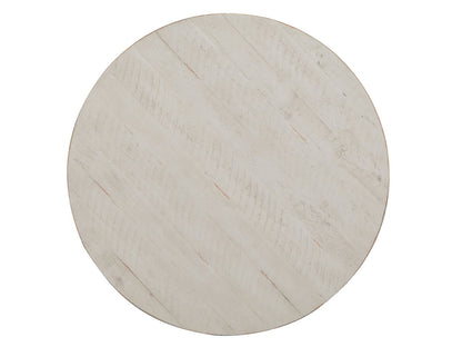 Bronwyn - Round Accent Table - Alabaster