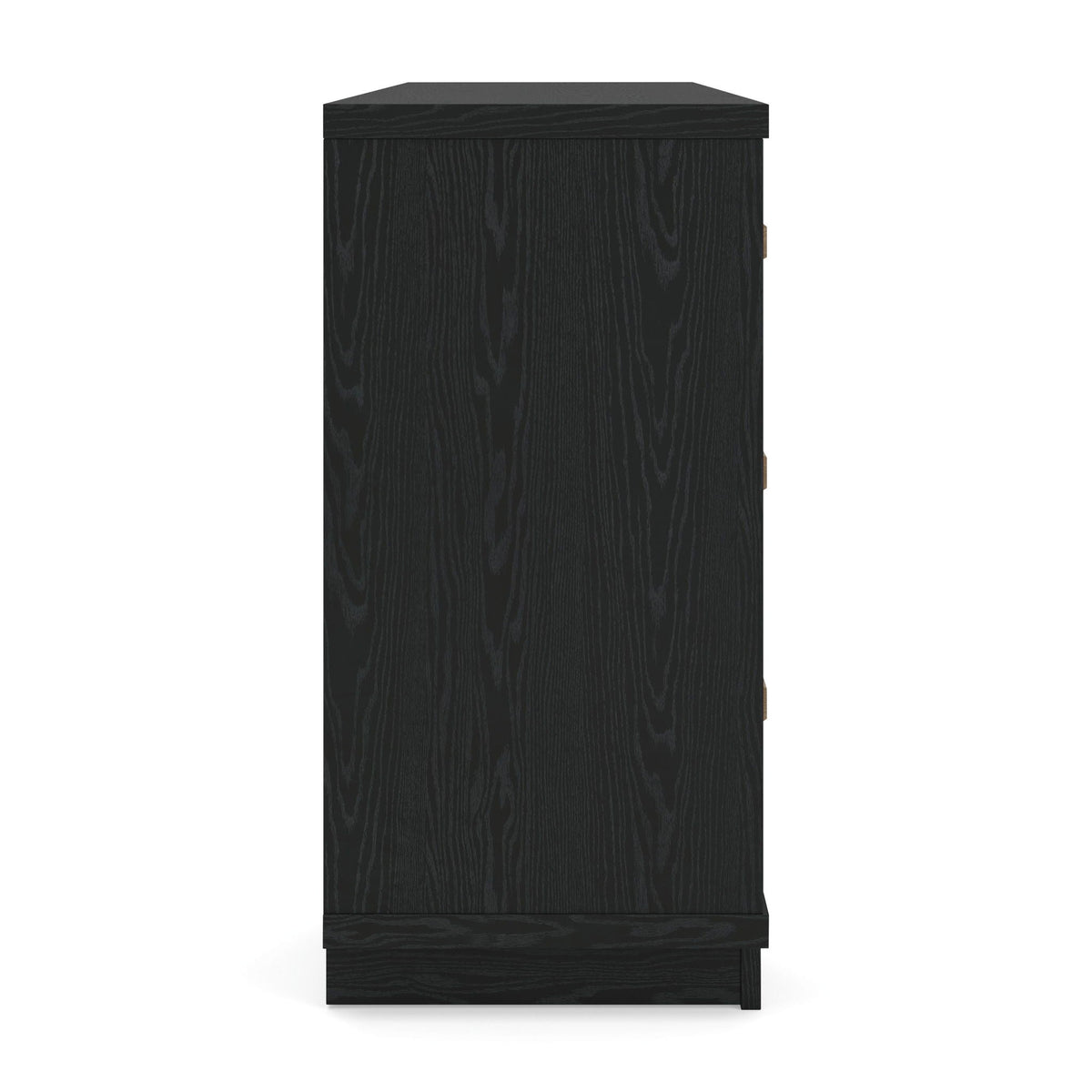 Kozmour - Six Drawer Dresser - Black / Brown
