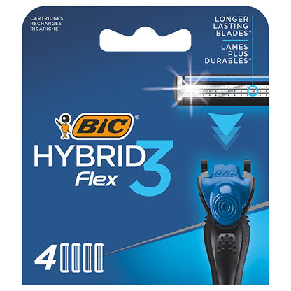 BIC Flex3 Shaving Razor - 3 Blade Titanium Razor for Men with Comfort Features