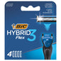 BIC Flex3 Shaving Razor - 3 Blade Titanium Razor for Men with Comfort Features