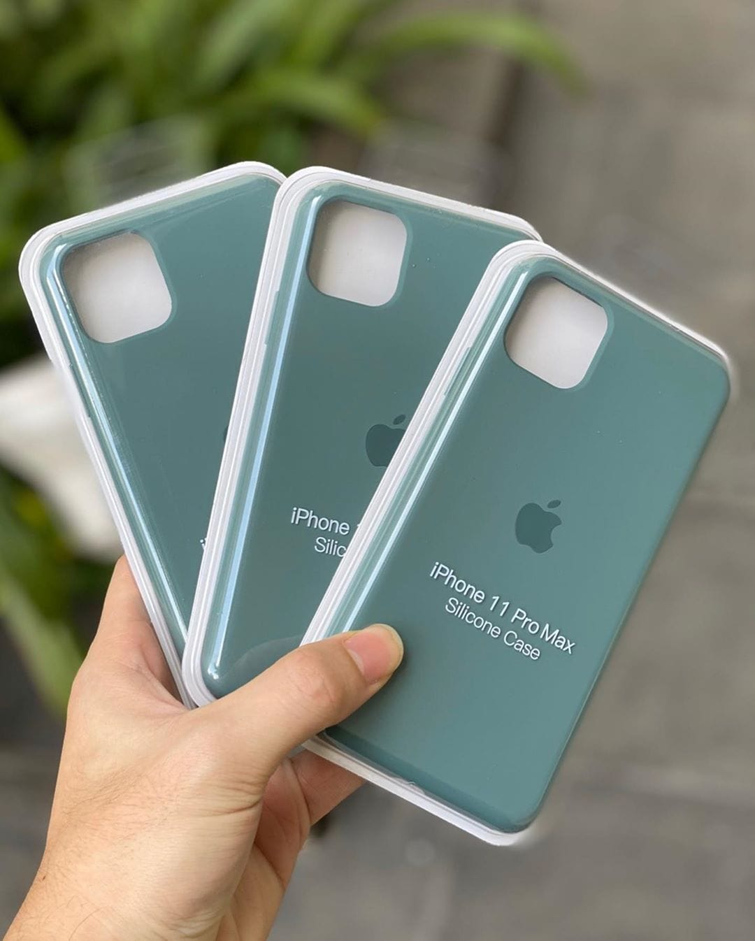iPhone Silicone Case (Pine Green)