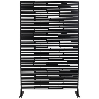 Outdoor & Indoor Freestanding Metal Privacy Screen