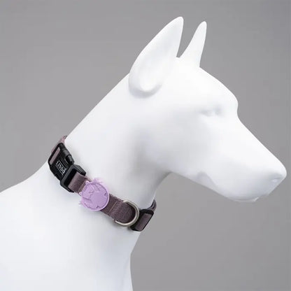 Lindo Dog Collar Adjustable Patterned Neck Strap Medium 37-56cm