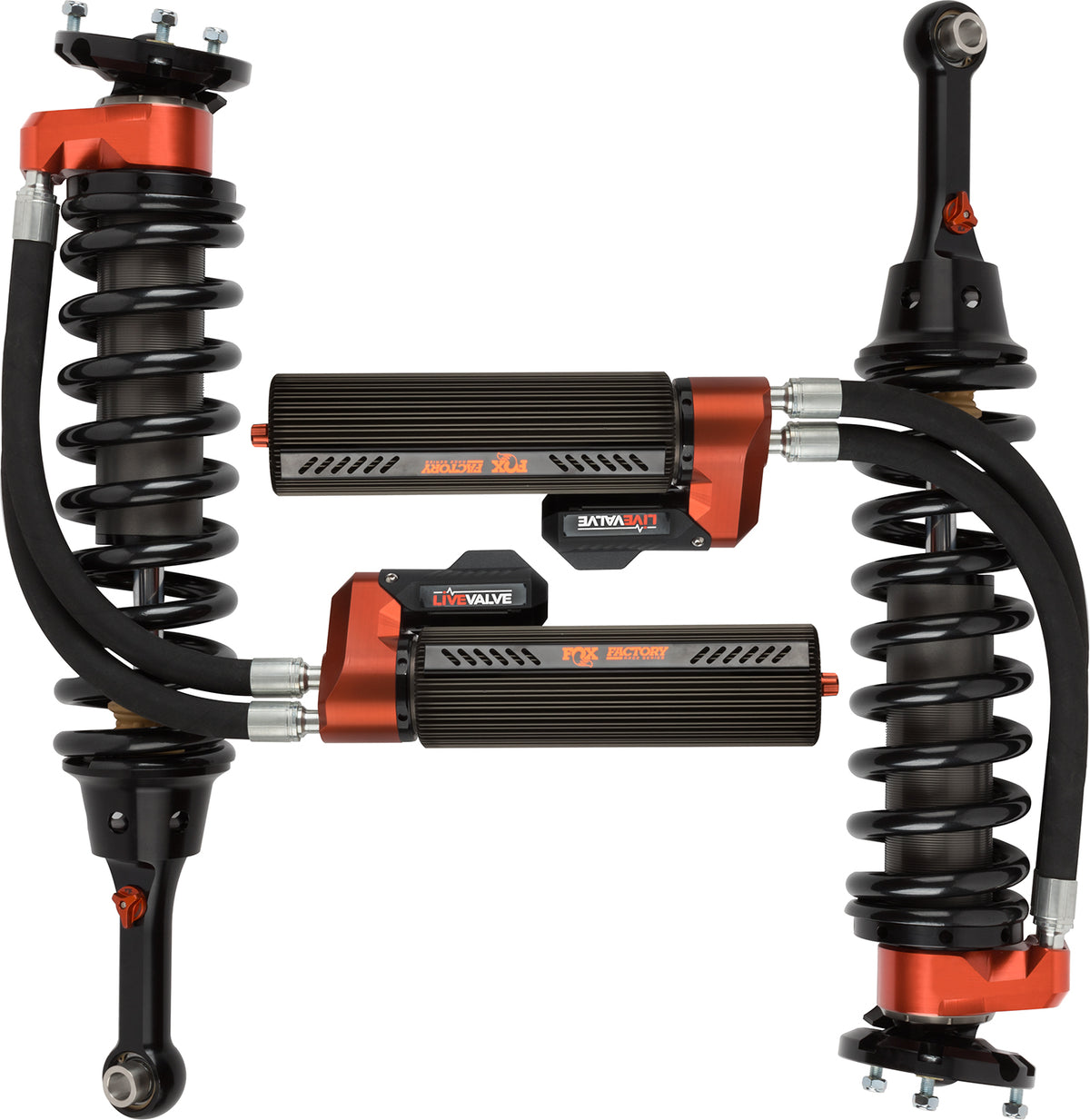 FACTORY RACE SERIES 3.0 LIVE VALVE INTERNAL BYPASS COIL-OVER (PAIR) - ADJUSTABLE