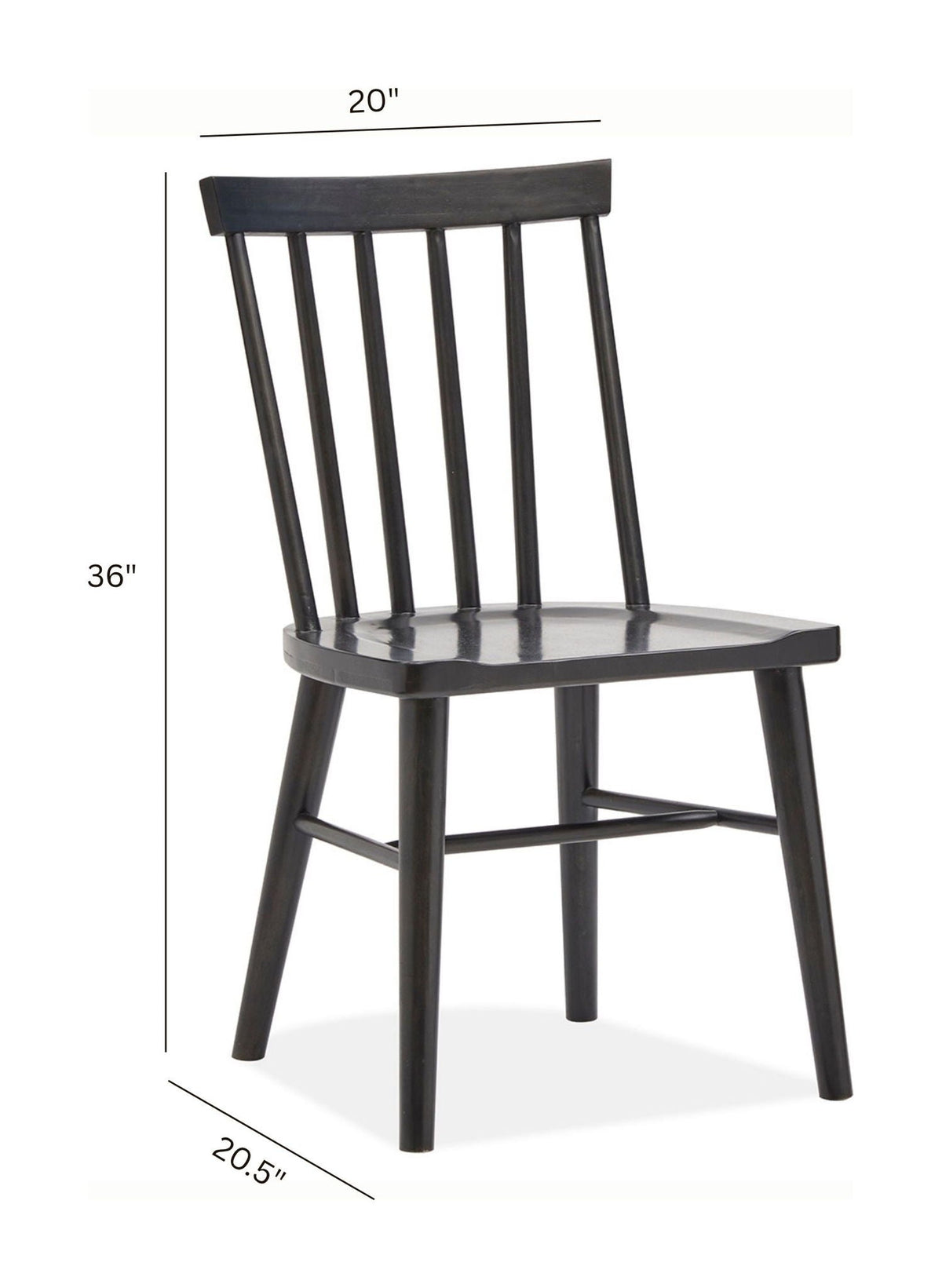 Lindon - Dark Dining Side Chair (Set of 2) - Coffee Bean