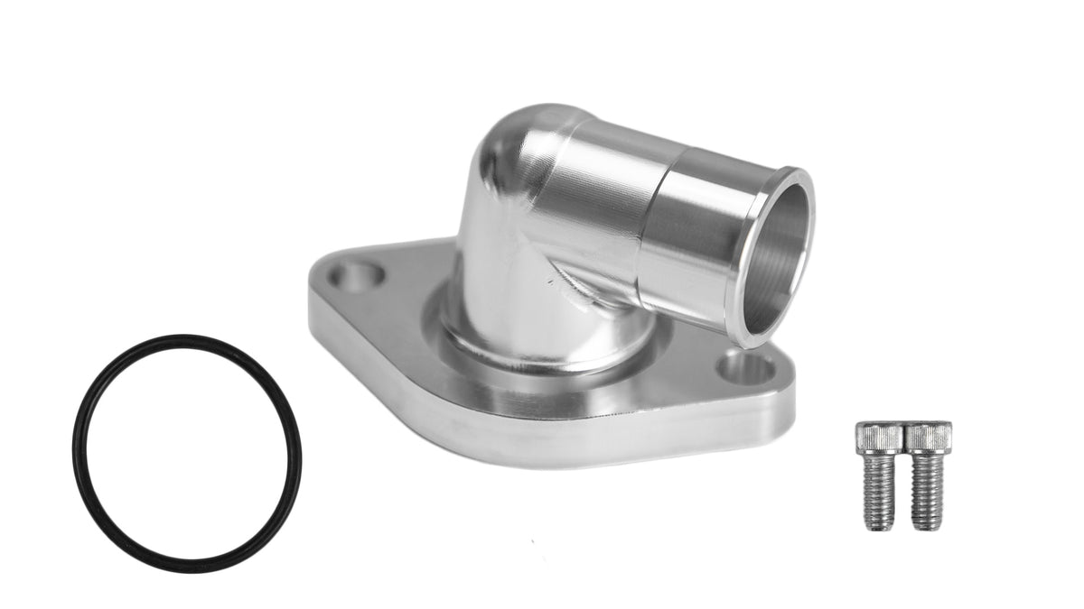 Water Neck  Chevy  LS Engine  90 Degree  Two Piece  Billet  Clearcoat