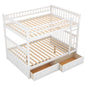 Bunk Bed With Drawers, Convertible Design