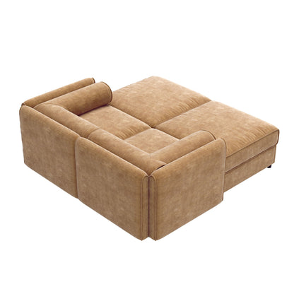 Contemporary Elegant Sofa With Storage And Ottoman