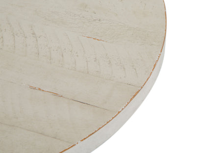 Bronwyn - Round Accent Table - Alabaster