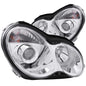Anzo 2001-2007 Mercedes Benz C Class W203 Projector Headlights Chrome
