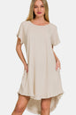 Boho Fringe High-Low Dress