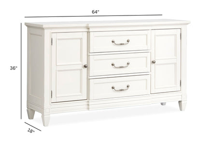 Willowbrook - Buffet - Egg Shell White