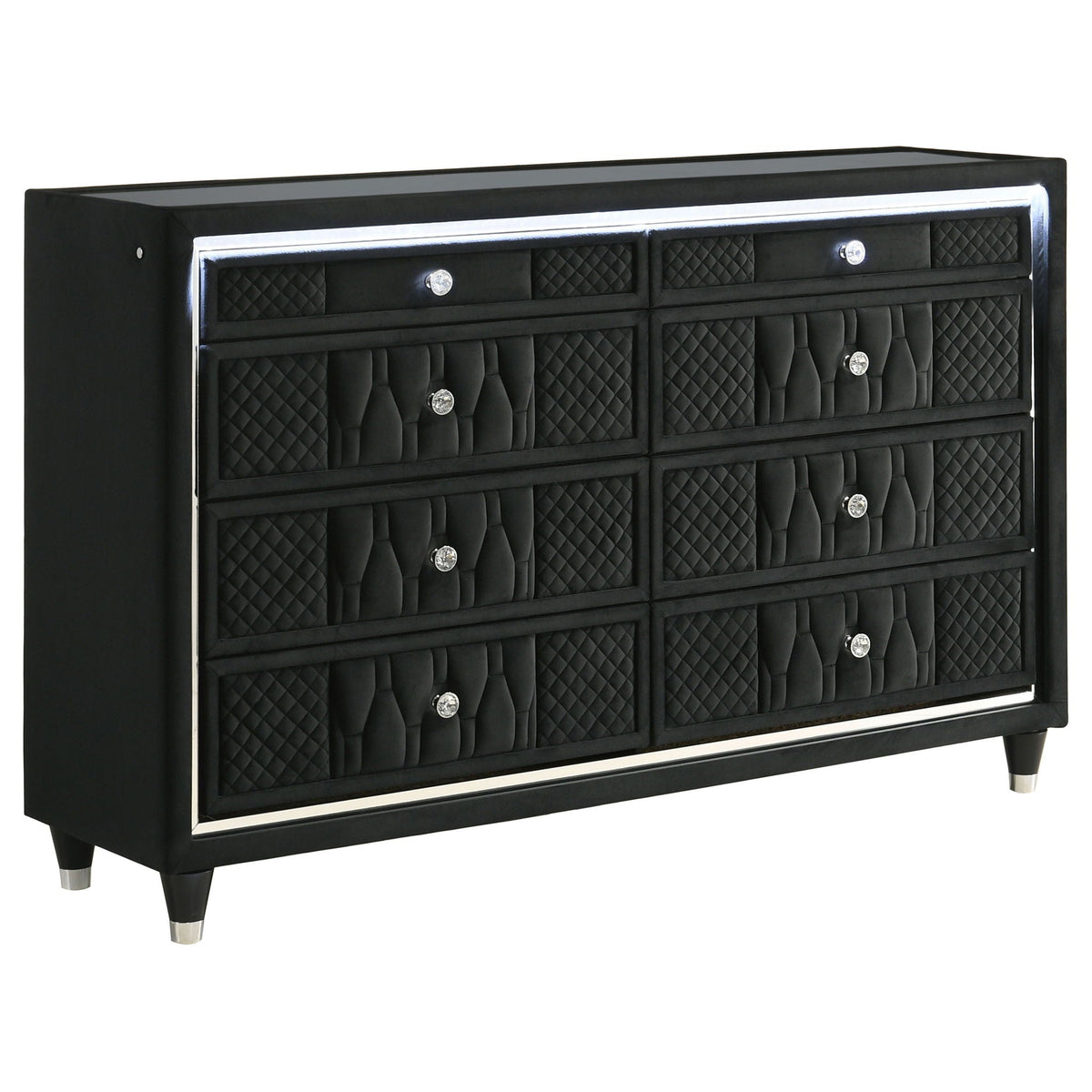 Lorient 4-piece Queen Bedroom Set Black
