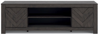 Cayboni - LG TV Stand With Fireplace Option