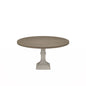 Tannen - Round Dining Table - White / Gray