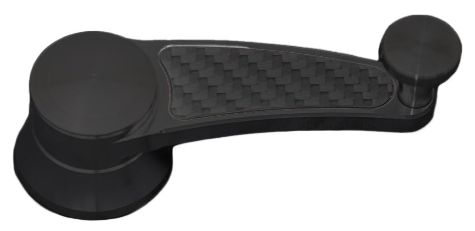 Quarter Window Crank; Pre-1948 GM; Carbon Fiber; Black