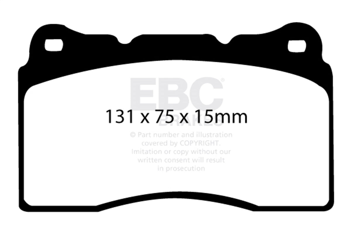 EBC Brakes - S5 Kits Yellowstuff And GD Rotors - S5KF1113