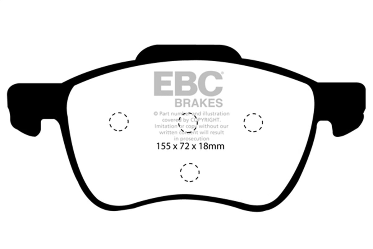 EBC Brakes - S5 Kits Yellowstuff And GD Rotors - S5KF1126