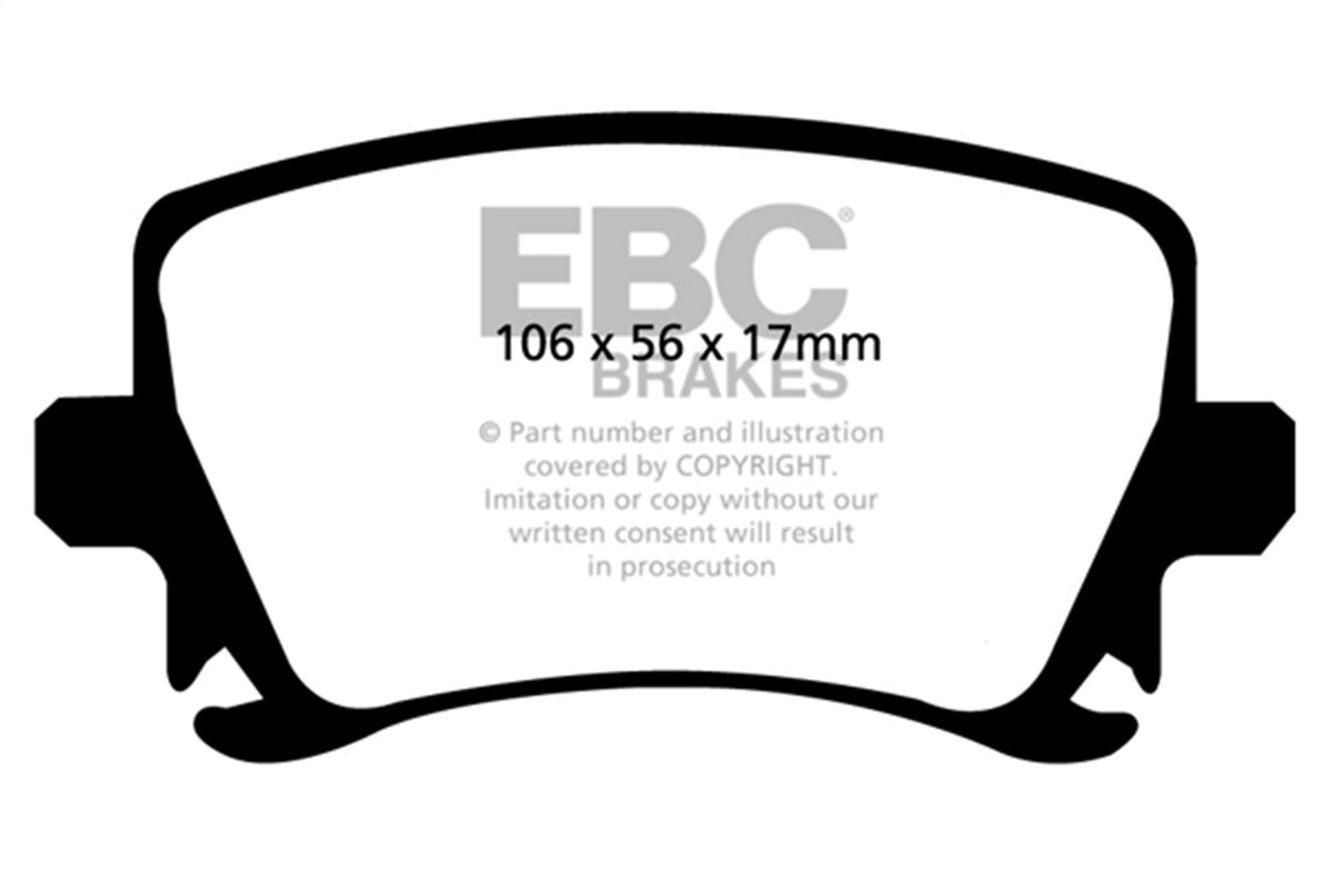 EBC Brakes - S9 Kits Yellowstuff And USR Rotors - S9KR1038