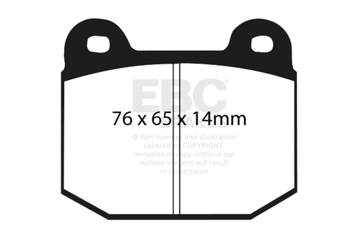 EBC Brakes - S13 Kits Yellowstuff And RK Rotors - S13KR1387
