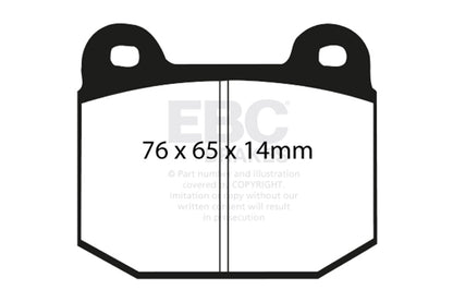 EBC Brakes - S13 Kits Yellowstuff And RK Rotors - S13KR1387