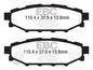 EBC Brakes - Ultimax OEM Replacement Brake Pads - UD1114
