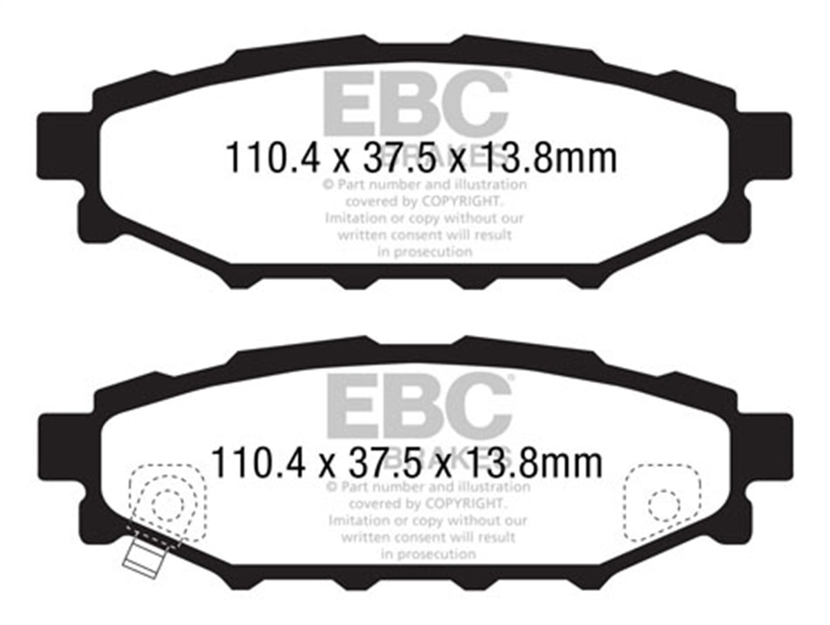 EBC Brakes - S20 Kits Ultimax And Plain Rotors - S20K2251