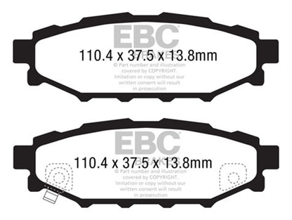 EBC Brakes - S20 Kits Ultimax And Plain Rotors - S20K2251