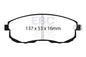 EBC Brakes - S2 Kits Greenstuff 2000 And USR Rotors - S2KF1172