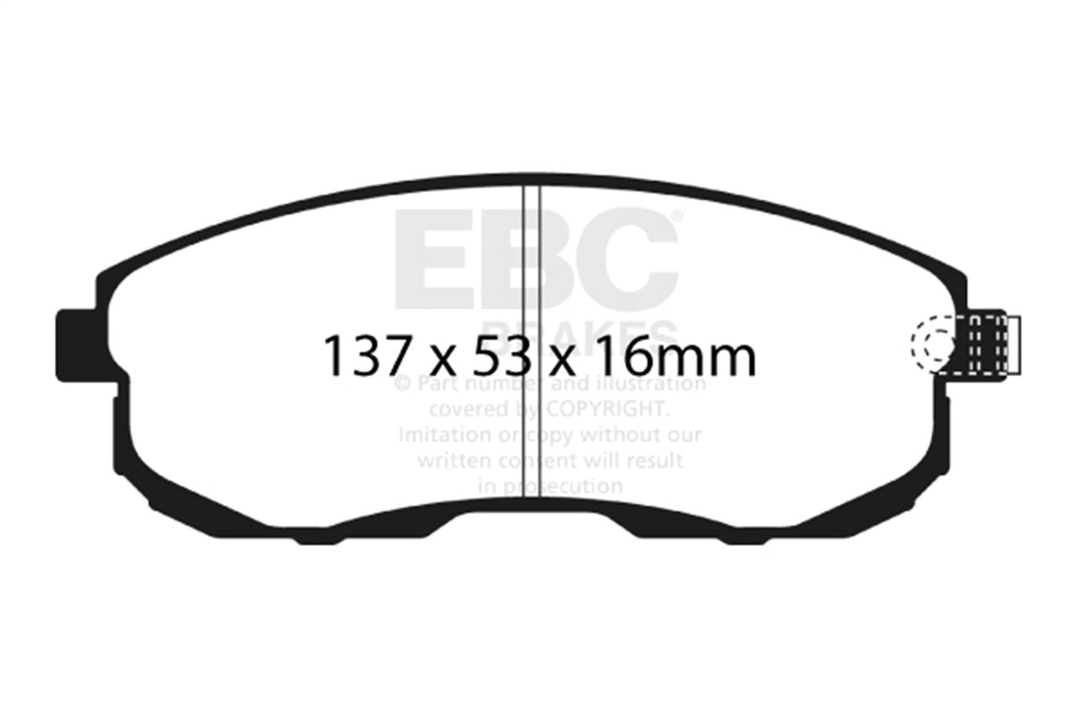 EBC Brakes - S20 Kits Ultimax And Plain Rotors - S20K1626