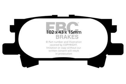 EBC Brakes - S5 Kits Yellowstuff And GD Rotors - S5KR1190