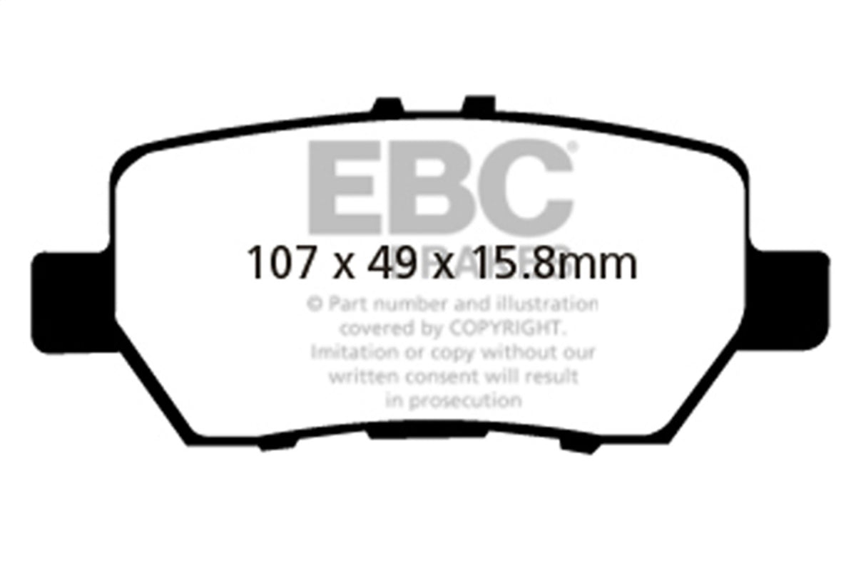 EBC Brakes - Ultimax OEM Replacement Brake Pads - UD1090