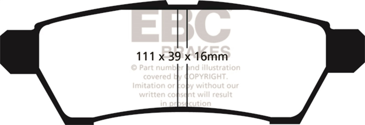 EBC Brakes - S5 Kits Yellowstuff And GD Rotors - S5KR1458