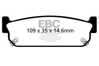 EBC Brakes - S5 Kits Yellowstuff And GD Rotors - S5KR1259