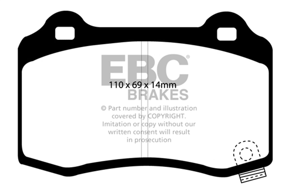 EBC Brakes - Ultimax OEM Replacement Brake Pads - UD1053