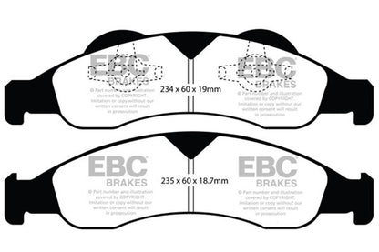 EBC Brakes - S20 Kits Ultimax And Plain Rotors - S20K1157
