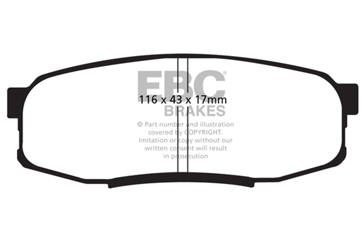 EBC Brakes - S9 Kits Yellowstuff And USR Rotors - S9KR1367