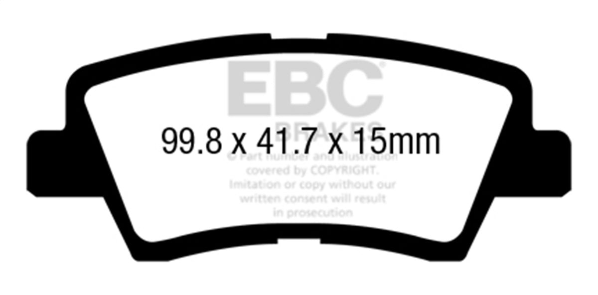 EBC Brakes - S13 Kits Yellowstuff And RK Rotors - S13KR1708