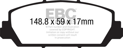 EBC Brakes - S4 Kits Redstuff And USR Rotor - S4KF1565