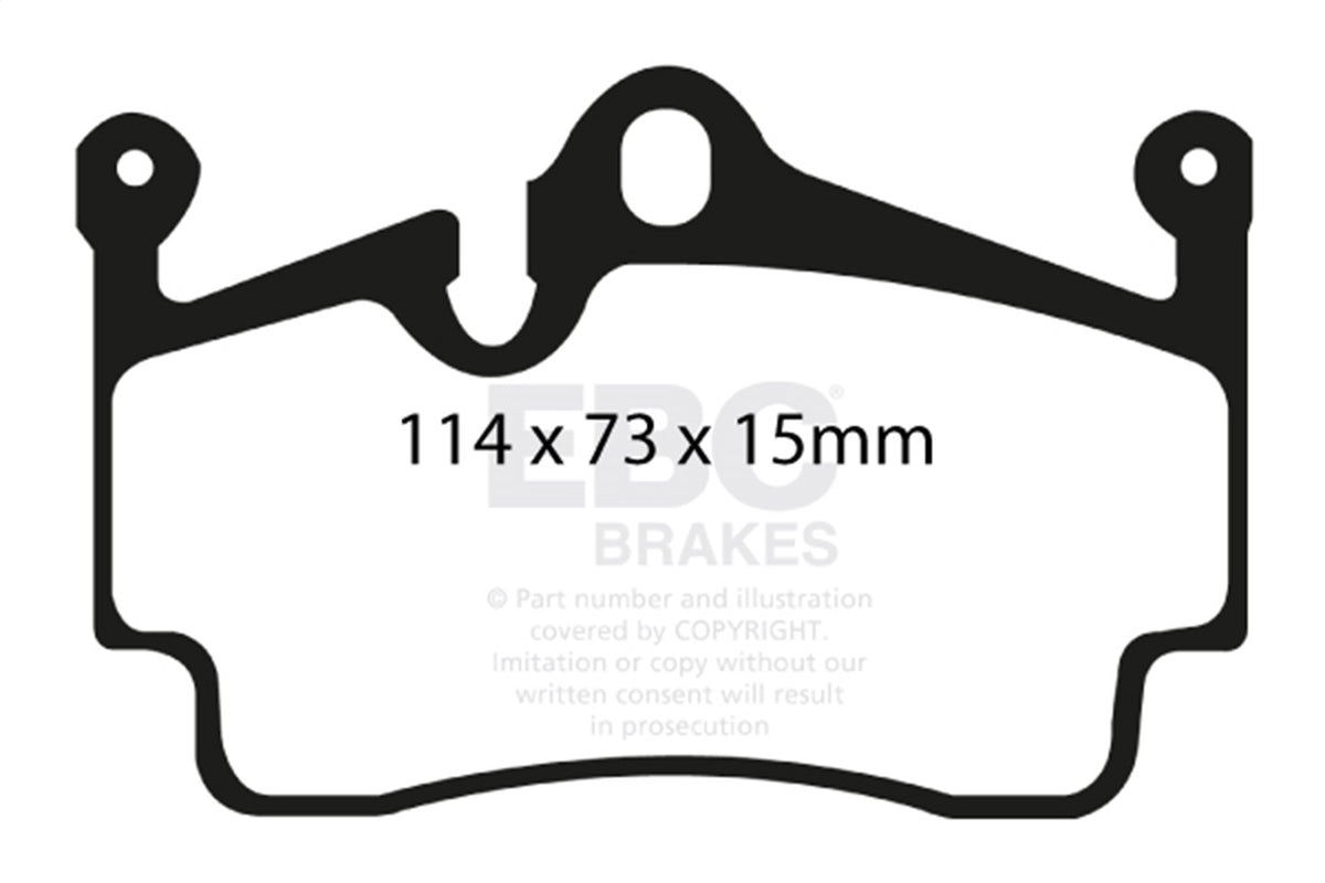 EBC Brakes - S13 Kits Yellowstuff And RK Rotors - S13KR1577