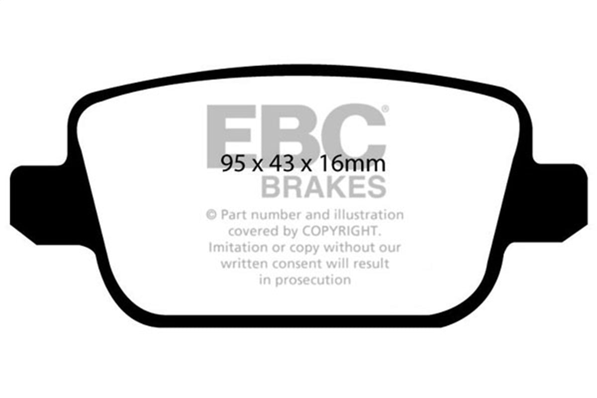 EBC Brakes - S4 Kits Redstuff And USR Rotor - S4KR1215
