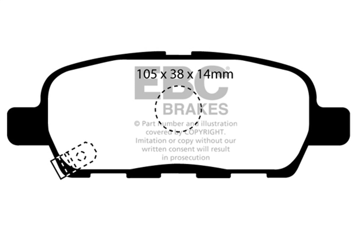 EBC Brakes - S5 Kits Yellowstuff And GD Rotors - S5KR1311