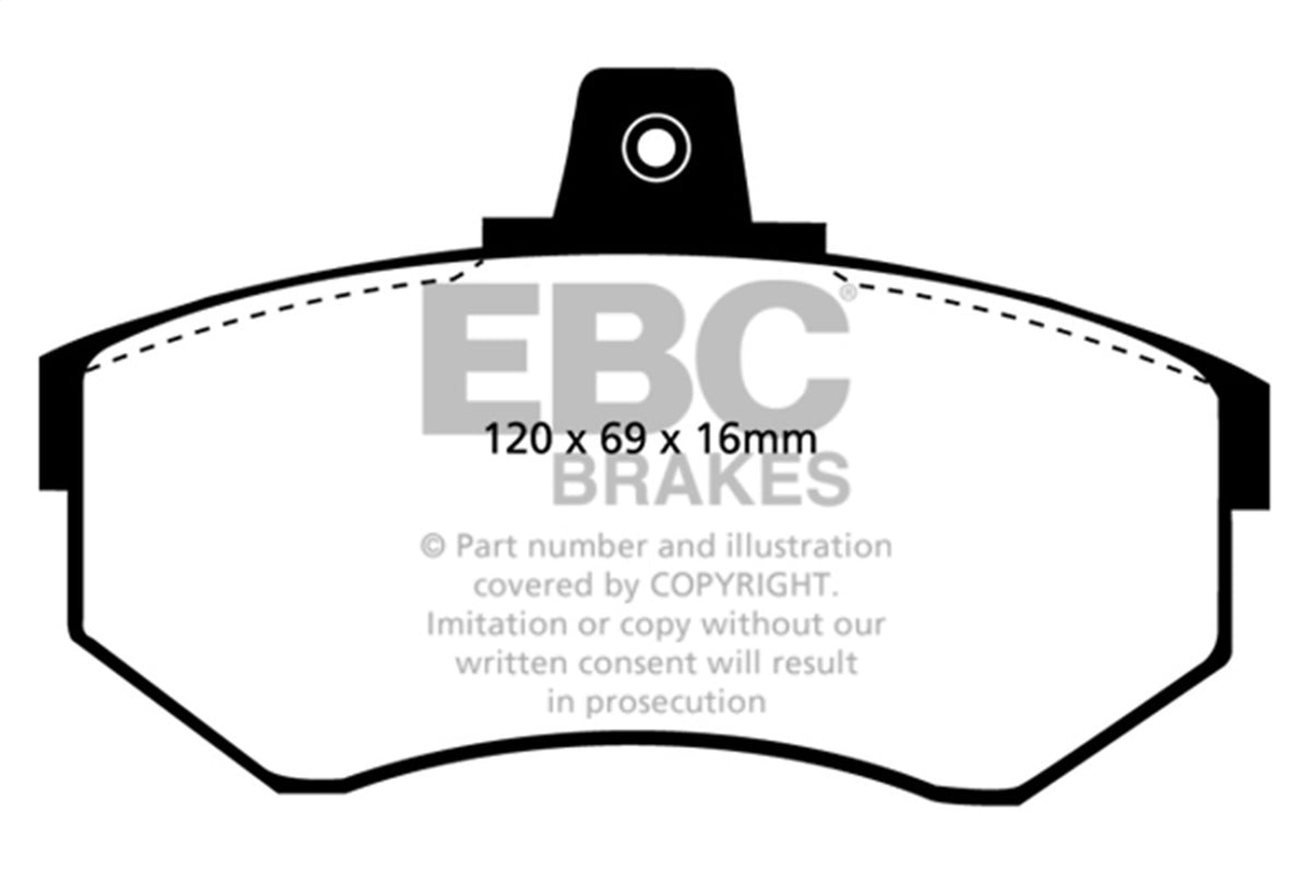 EBC Brakes - S4 Kits Redstuff And USR Rotor - S4KF1348