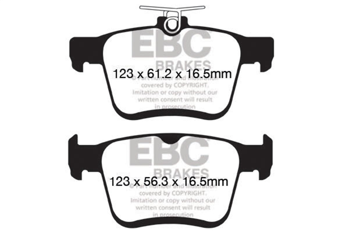 EBC Brakes - S9 Kits Yellowstuff And USR Rotors - S9KR1513
