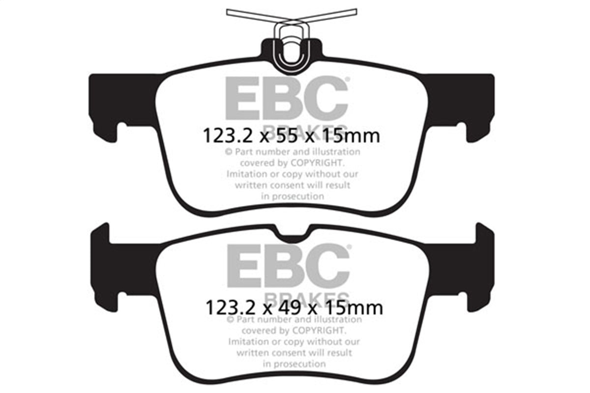 EBC Brakes - S9 Kits Yellowstuff And USR Rotors - S9KR1193