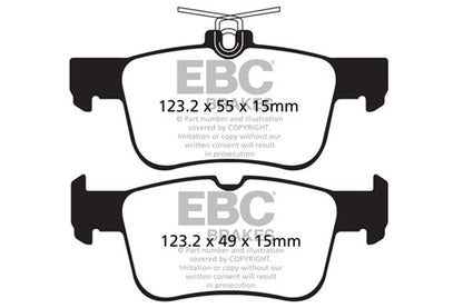 EBC Brakes - S9 Kits Yellowstuff And USR Rotors - S9KR1193