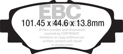 EBC Brakes - S13 Kits Yellowstuff And RK Rotors - S13KR1646